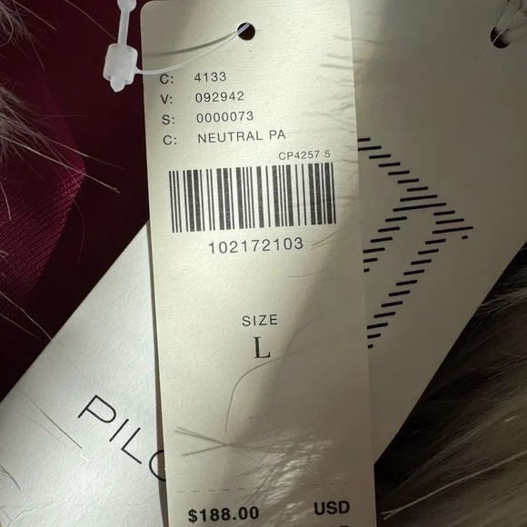 Anthropology, Pilcro Faux Fur Teddy Jacket - Cream and Brown - Picture 7 of 15